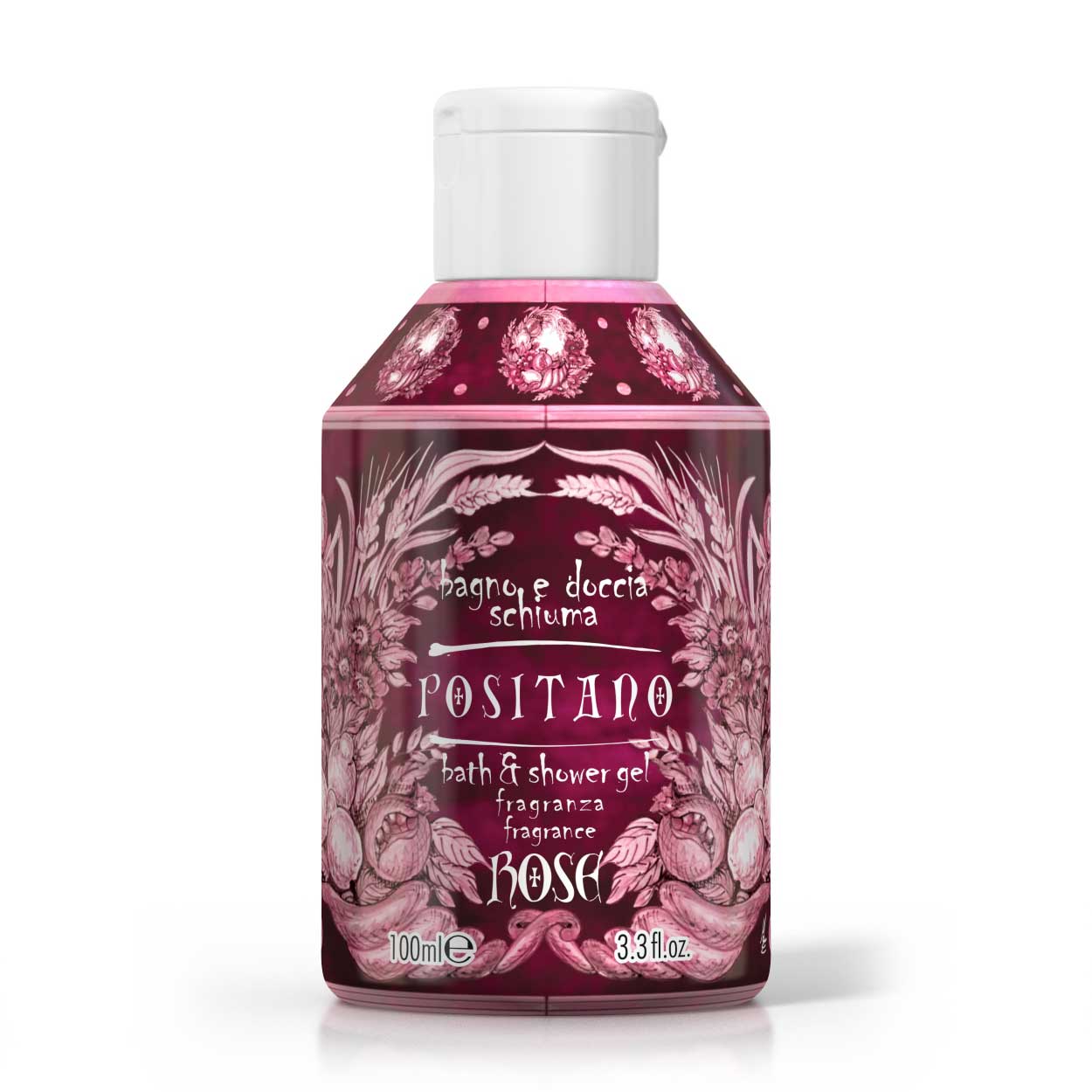 <b>Bath and shower gel 100 mL</b></br><i>Positano range</i>