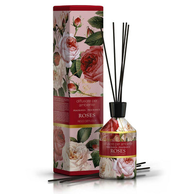 <b>Room Diffuser 250 mL + Sticks</b></br>Nature&Arome</br><i>Roses range</i>