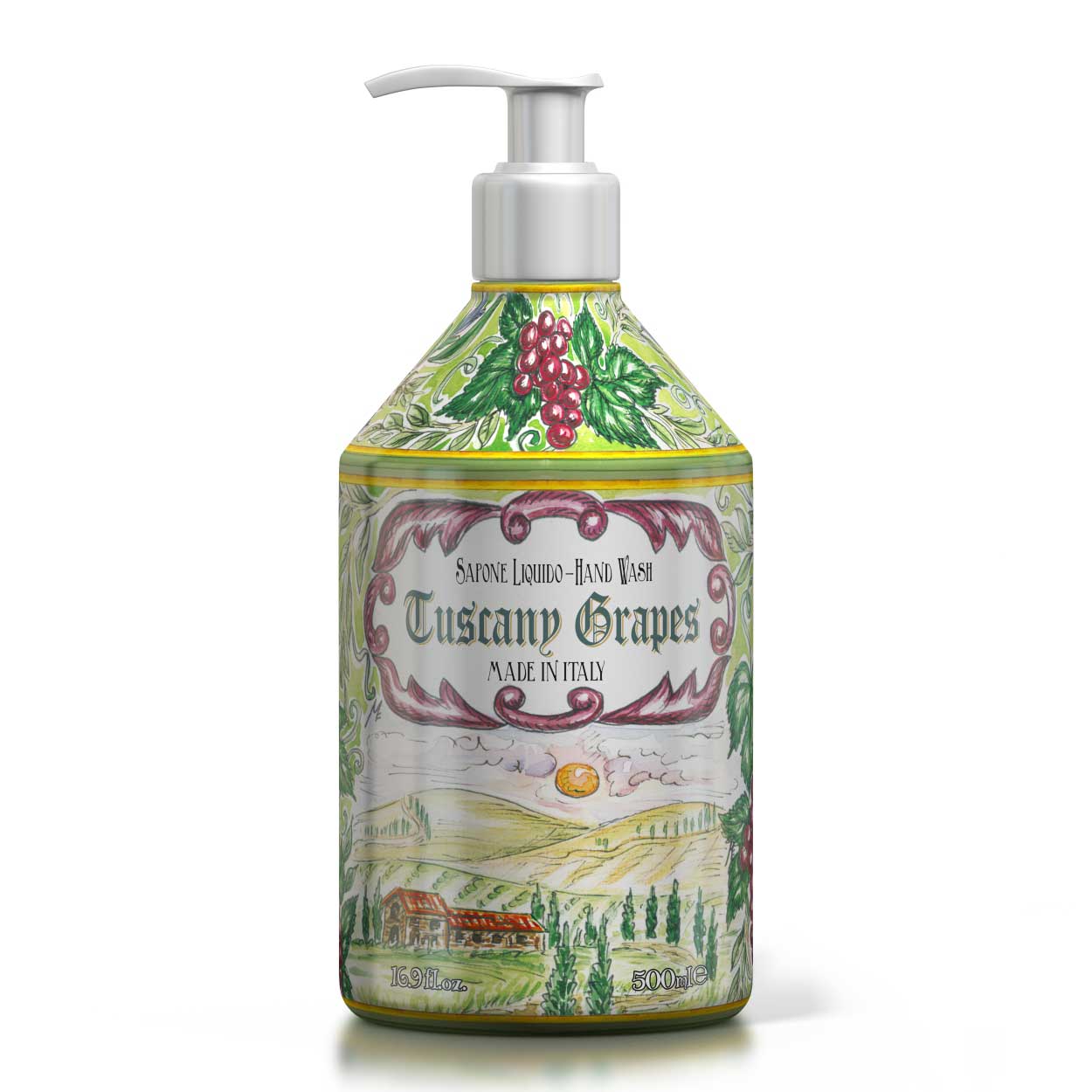 <b>Liquid Hand Soap 500 mL</b></br><i>Tuscany grapes range</i>